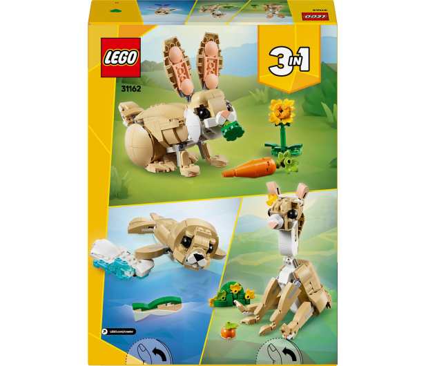 LEGO Creator 3 w 1 31162 Uroczy króliczek - 1283664 - zdjęcie 3